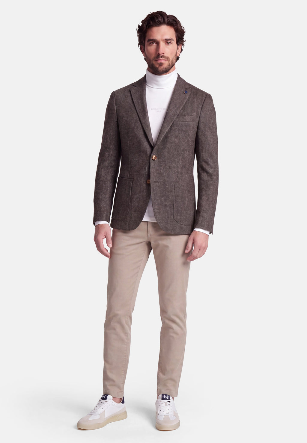 JERSEY SAKKO MODERN FIT – Dunkelgrün – Ansicht 6