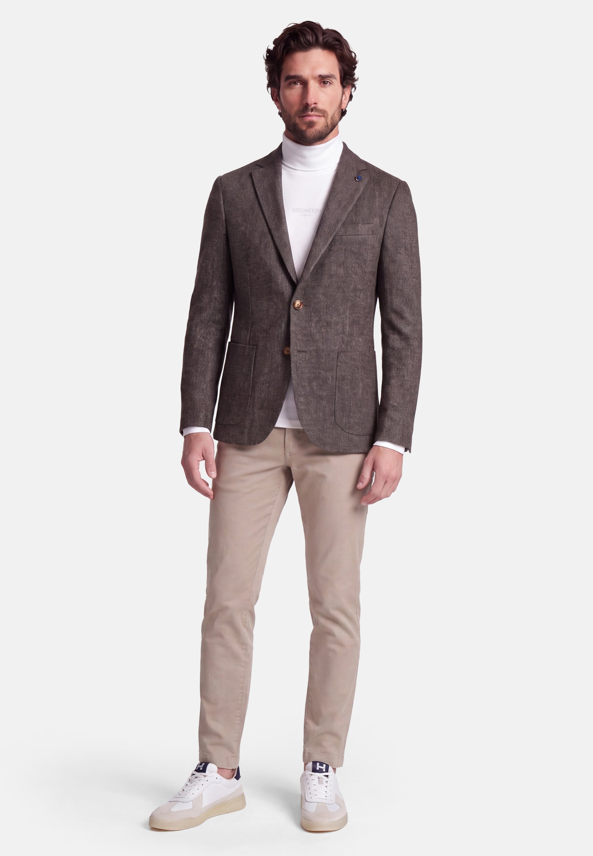 JERSEY SAKKO MODERN FIT – Dunkelgrün – Ansicht 6