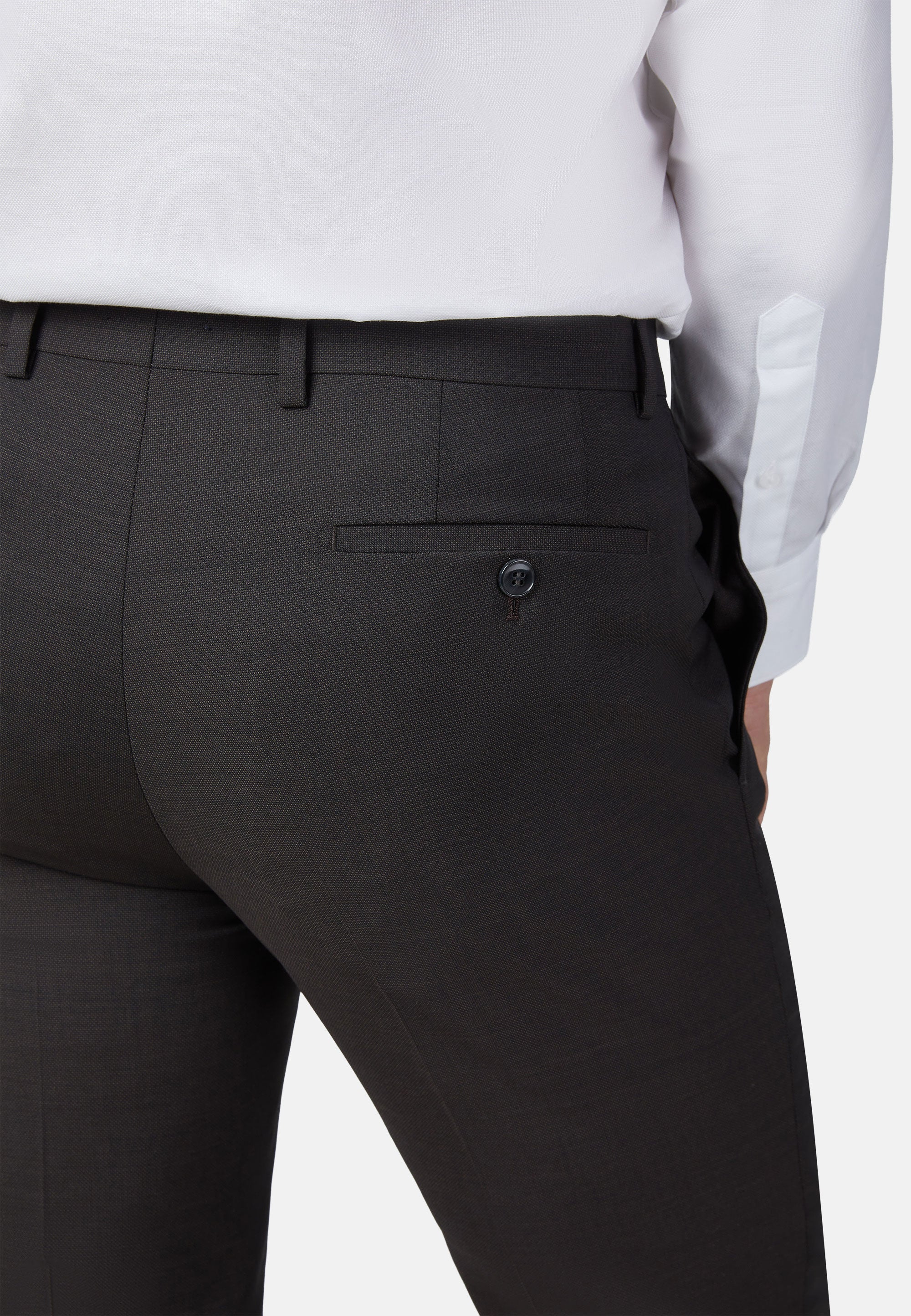 ANZUG MODERN FIT – Schwarzbraun – Ansicht 10
