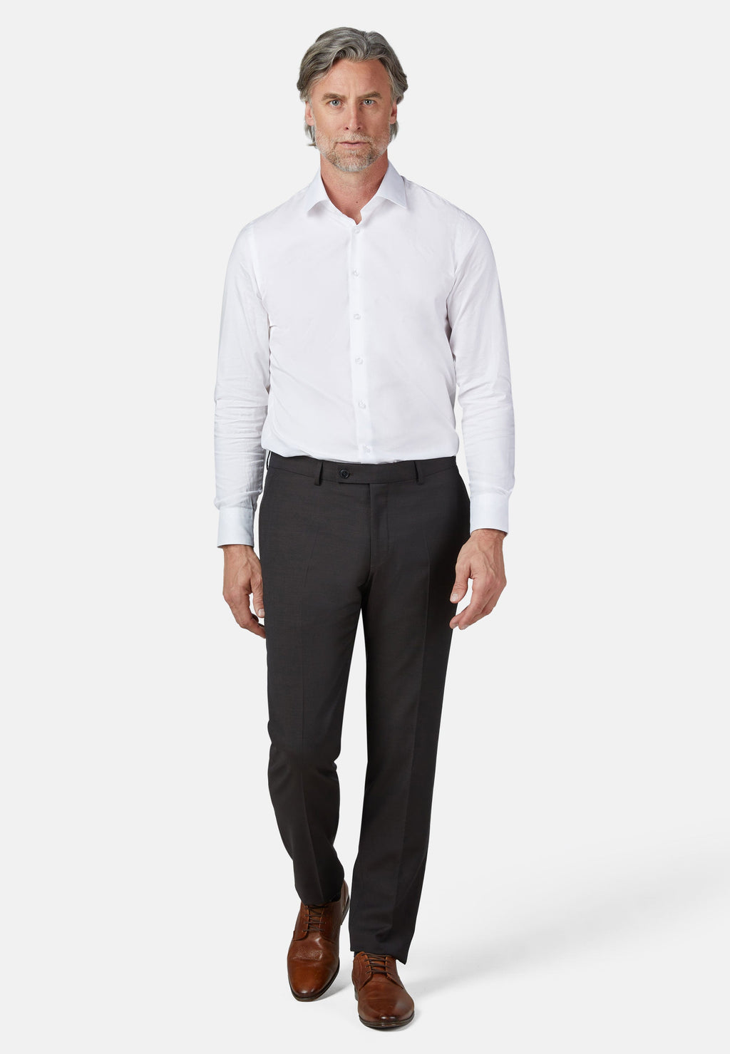 ANZUG MODERN FIT – Schwarzbraun – Ansicht 13