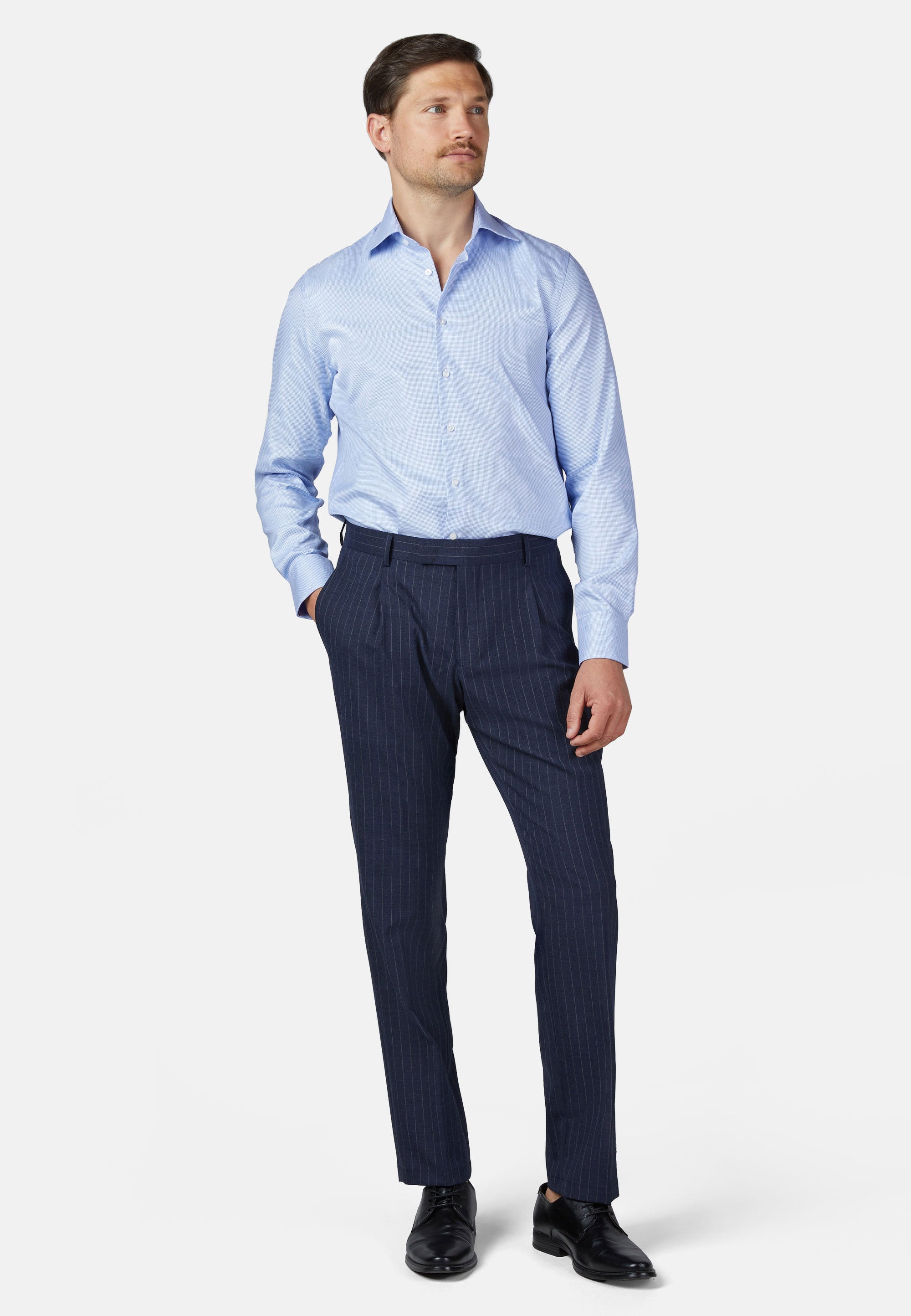 ZWEIREIHER ANZUG MODERN FIT - MITTERNACHTSBLAU