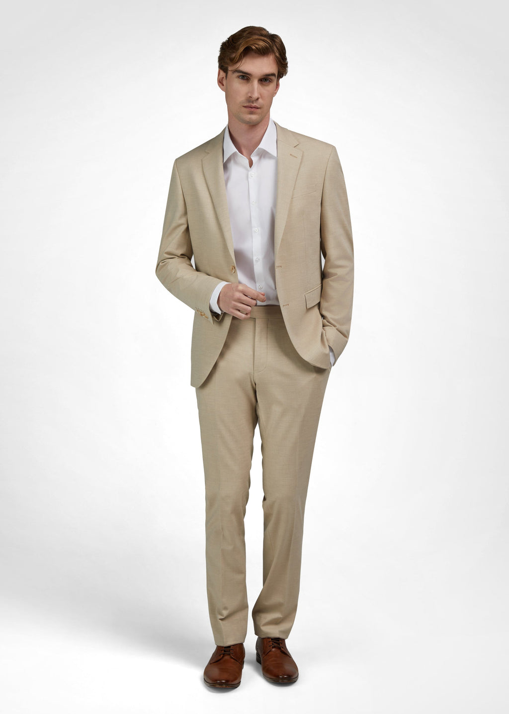 Anzug Shape Fit - Sand