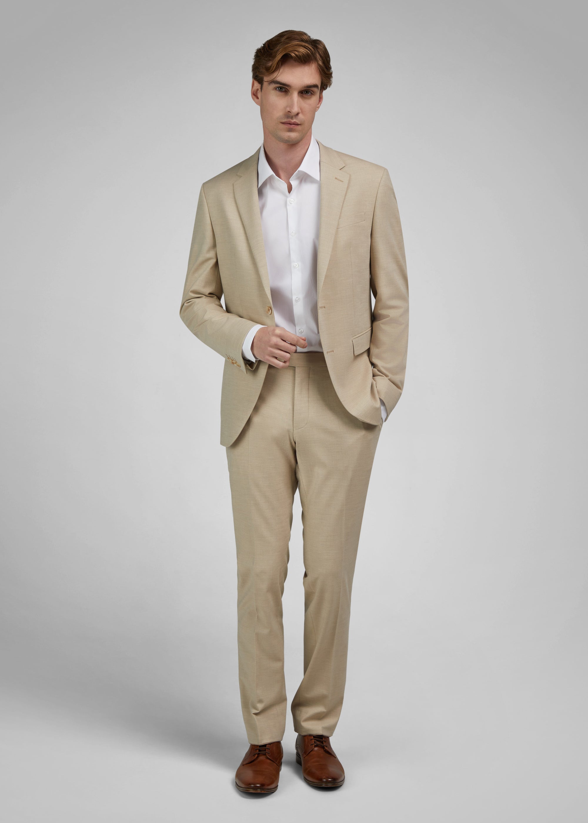 Anzug Shape Fit - Sand