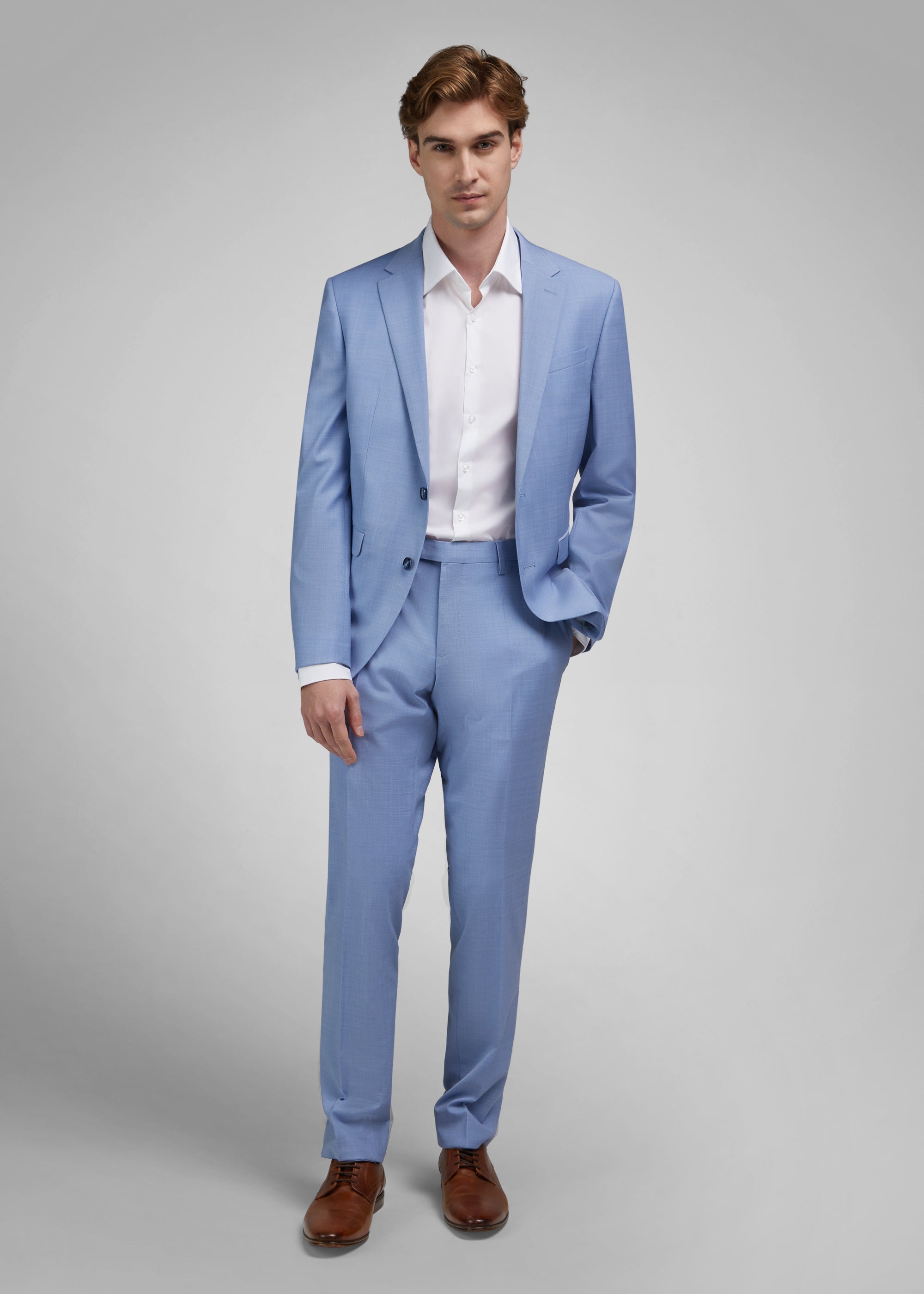 Anzug Shape Fit - Hellblau