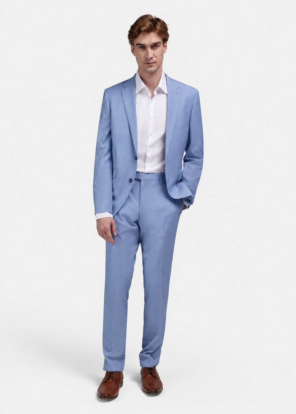 Anzug Shape Fit - Hellblau
