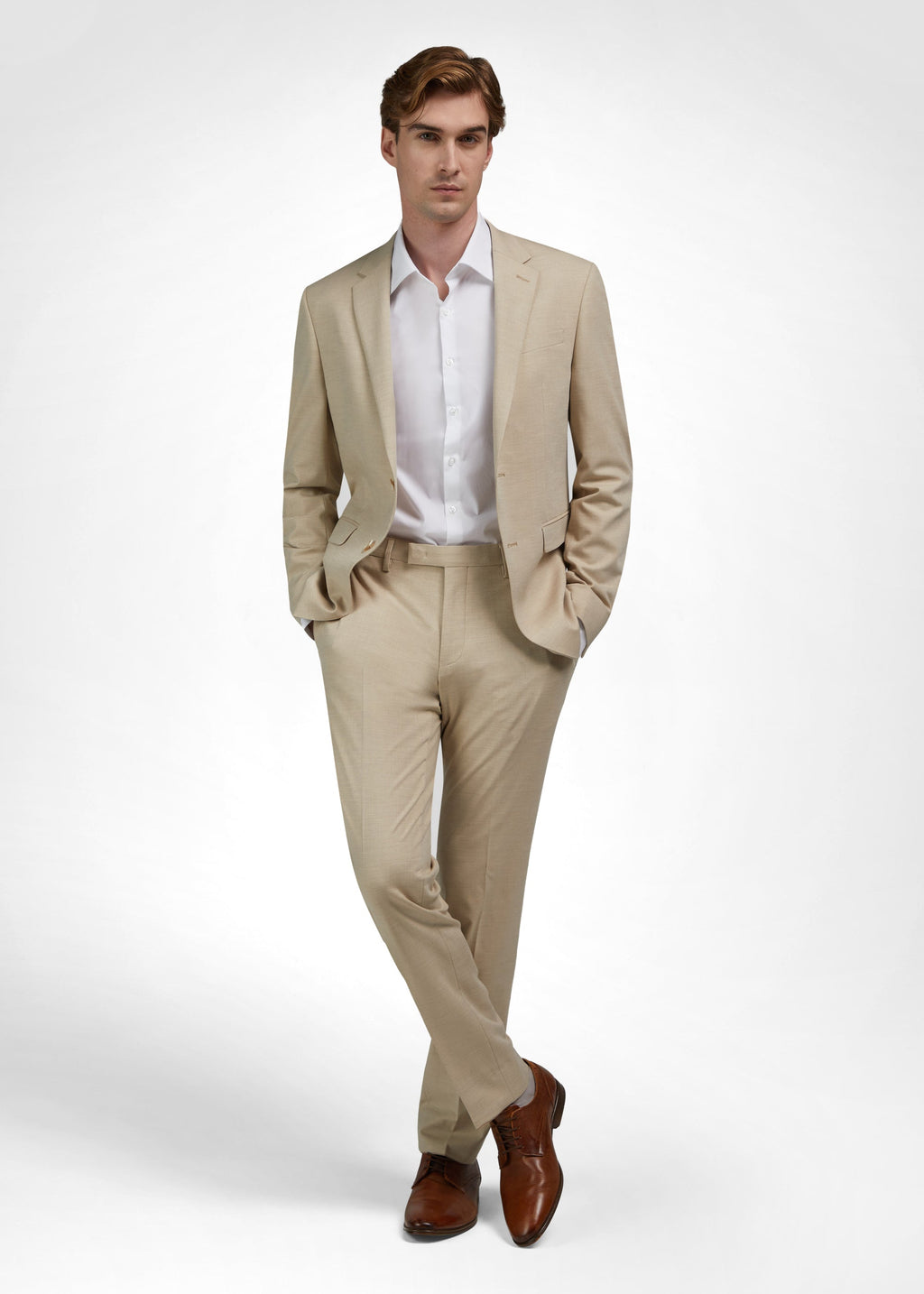 Anzug Shape Fit - Sand