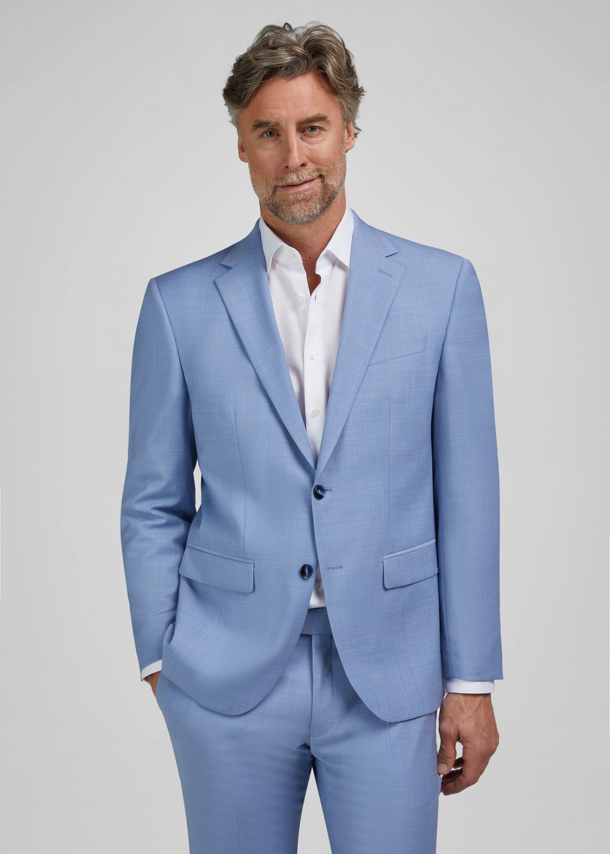 Anzug Modern Fit - Hellblau