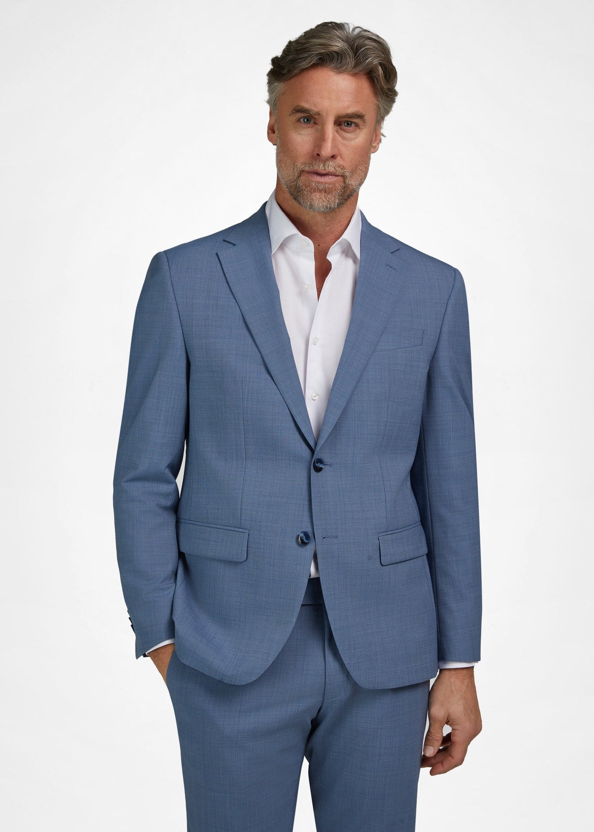 Anzug Modern Fit - Stahlblau