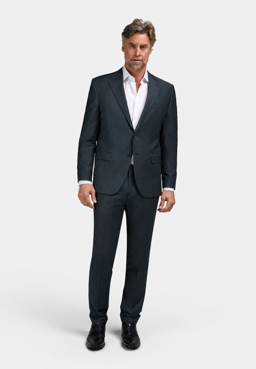 Anzug mit Weste Modern fit - Grün