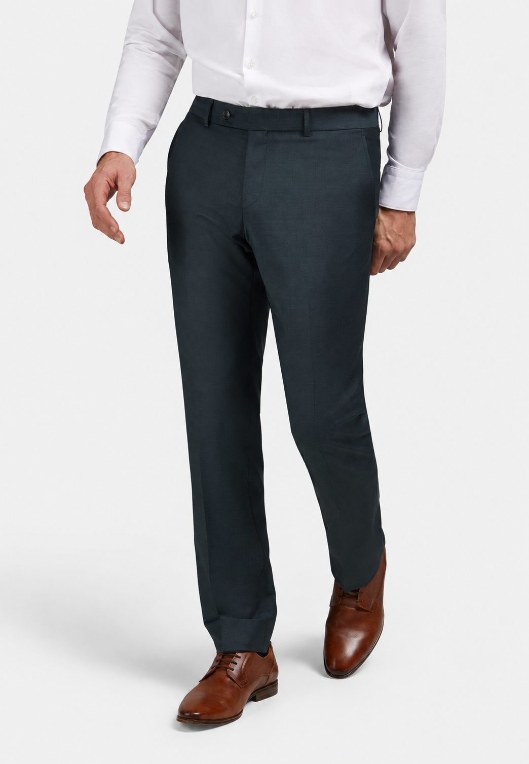 Anzug mit Weste Modern fit - Grün