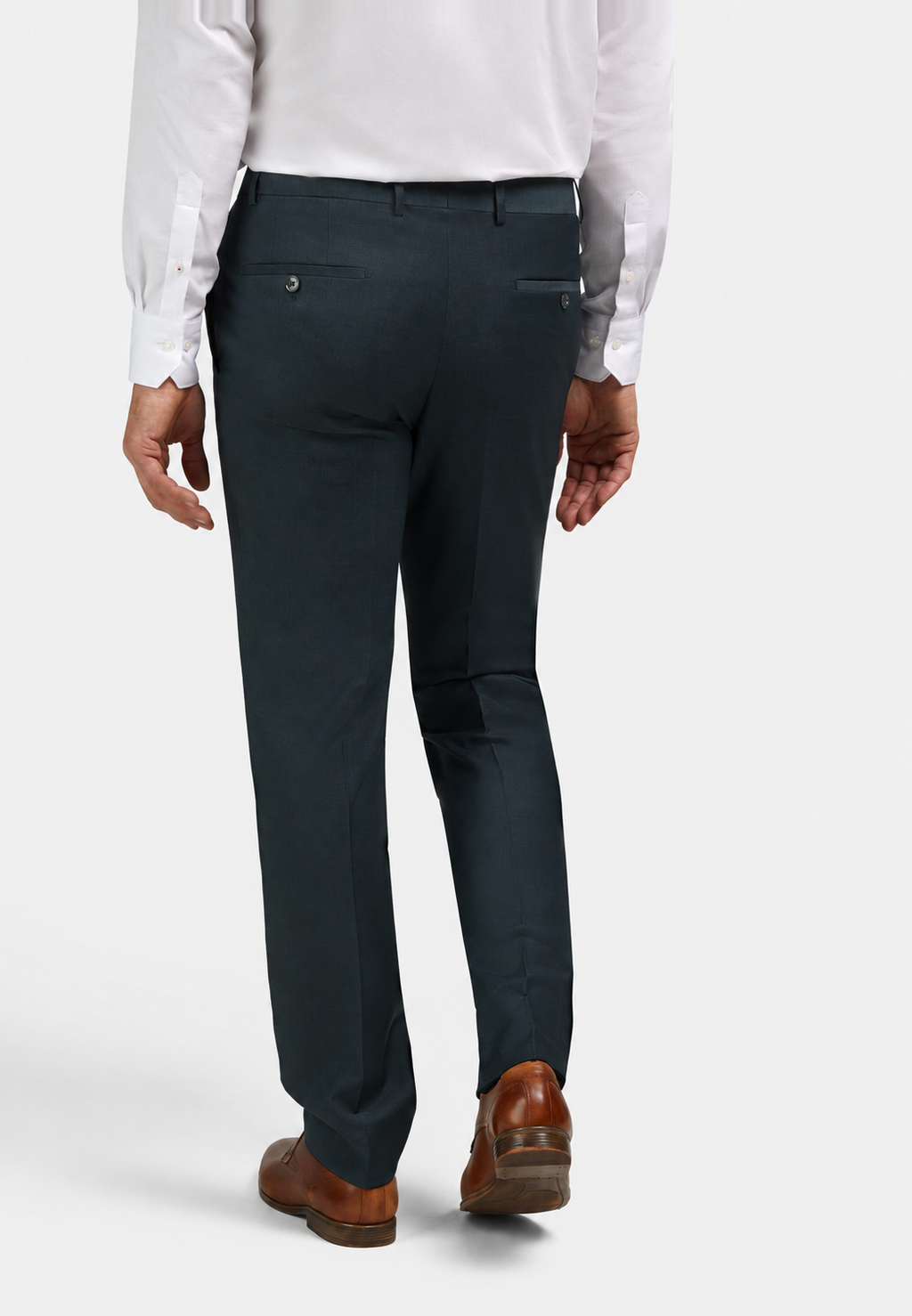 Anzug mit Weste Modern fit - Grün