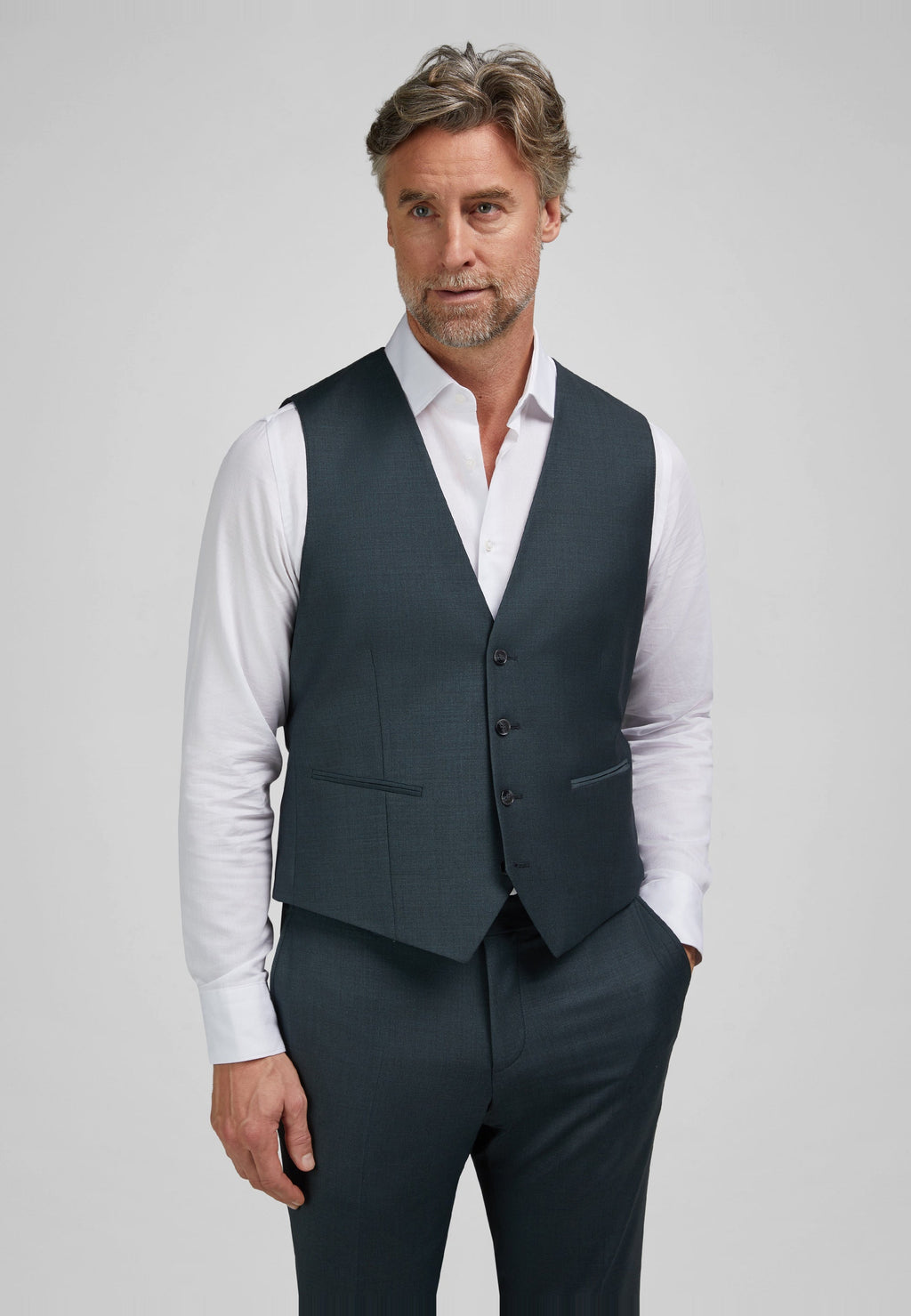 Anzug Slim Fit - Grün