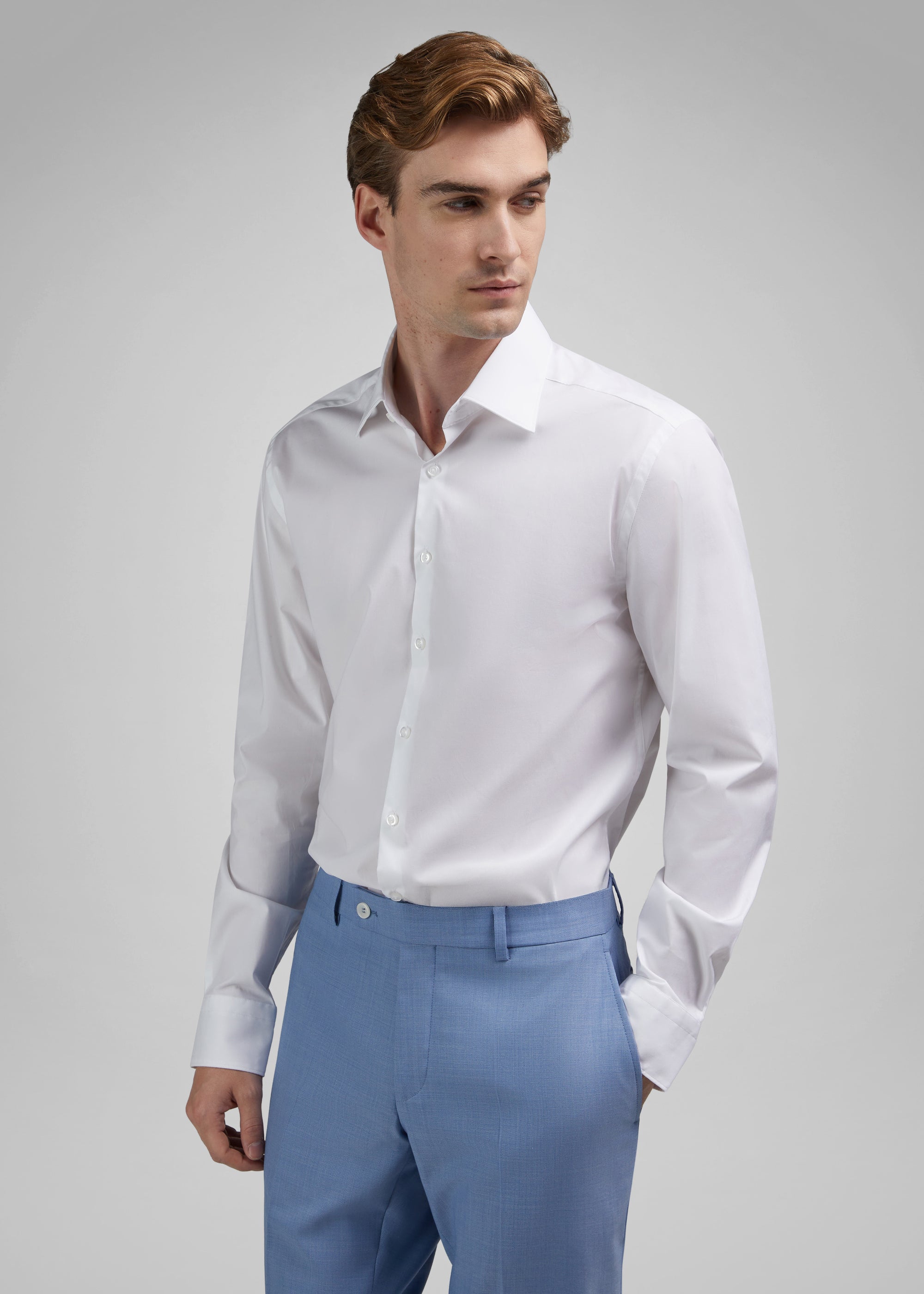 ROBE KENT À OURLET SIMPLE