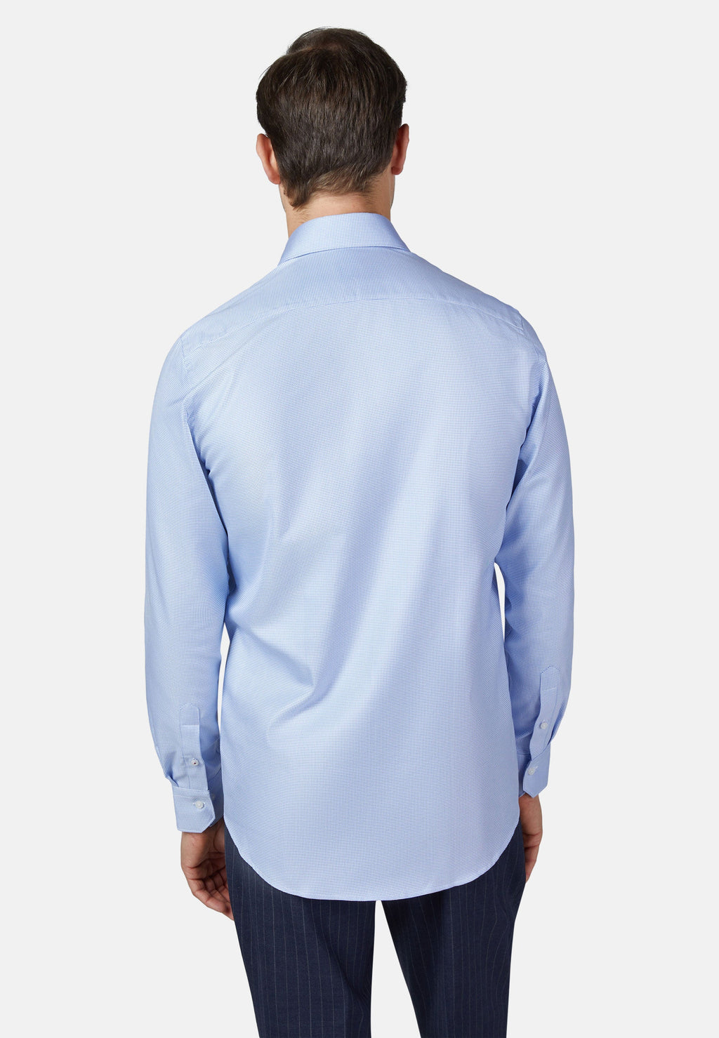 CITY HEMD MODERN FIT – Stahlblau – Ansicht 2