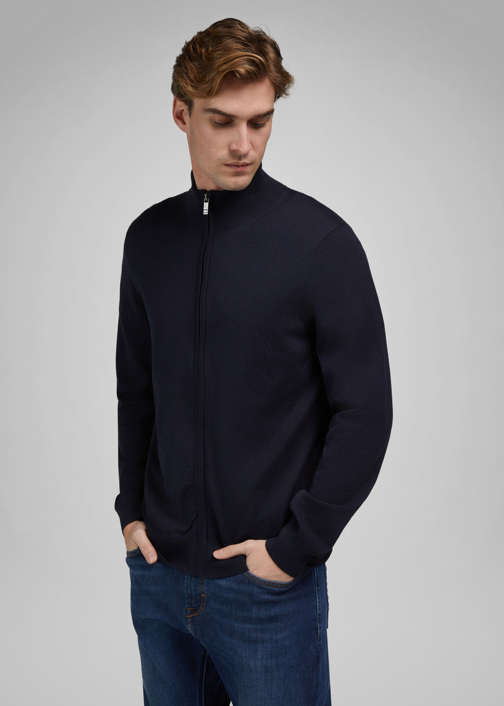 VESTE ZIPPÉE EN TRICOT