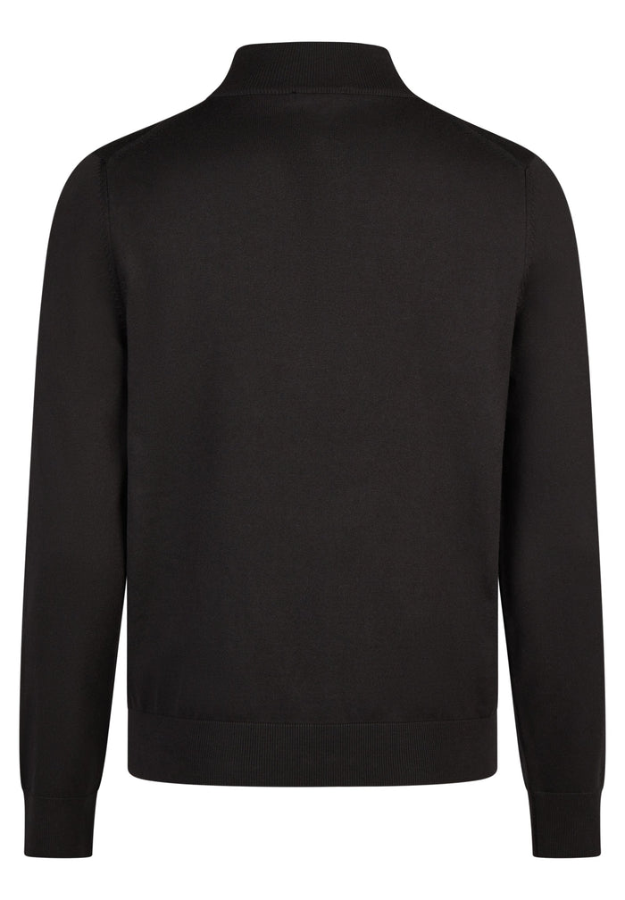 PULL ZIPPÉ COL MONTANT EN TRICOT