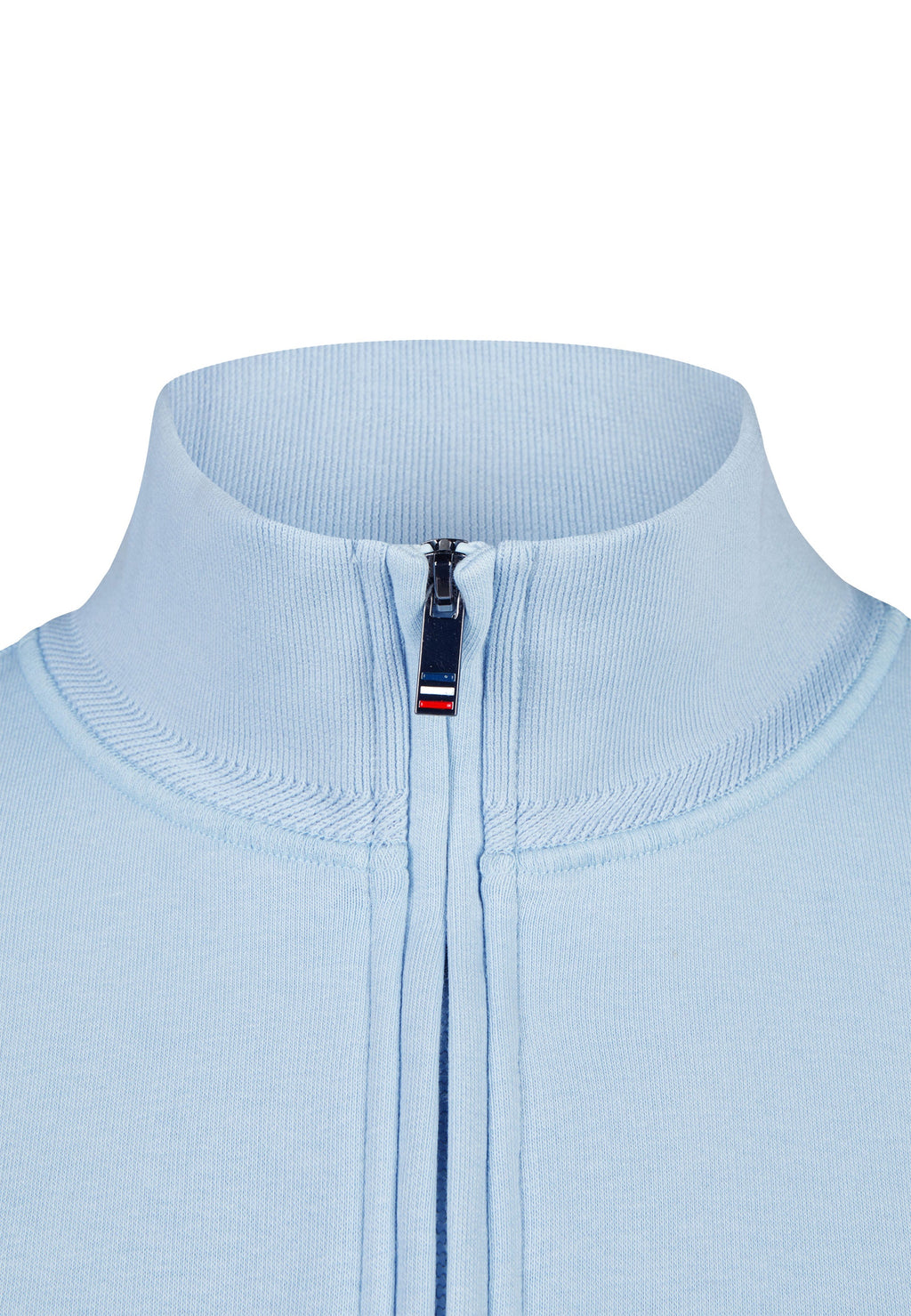 ZIP TROYER SWEAT – Hellblau – Ansicht 9
