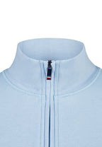 ZIP TROYER SWEAT – Hellblau – Ansicht 9