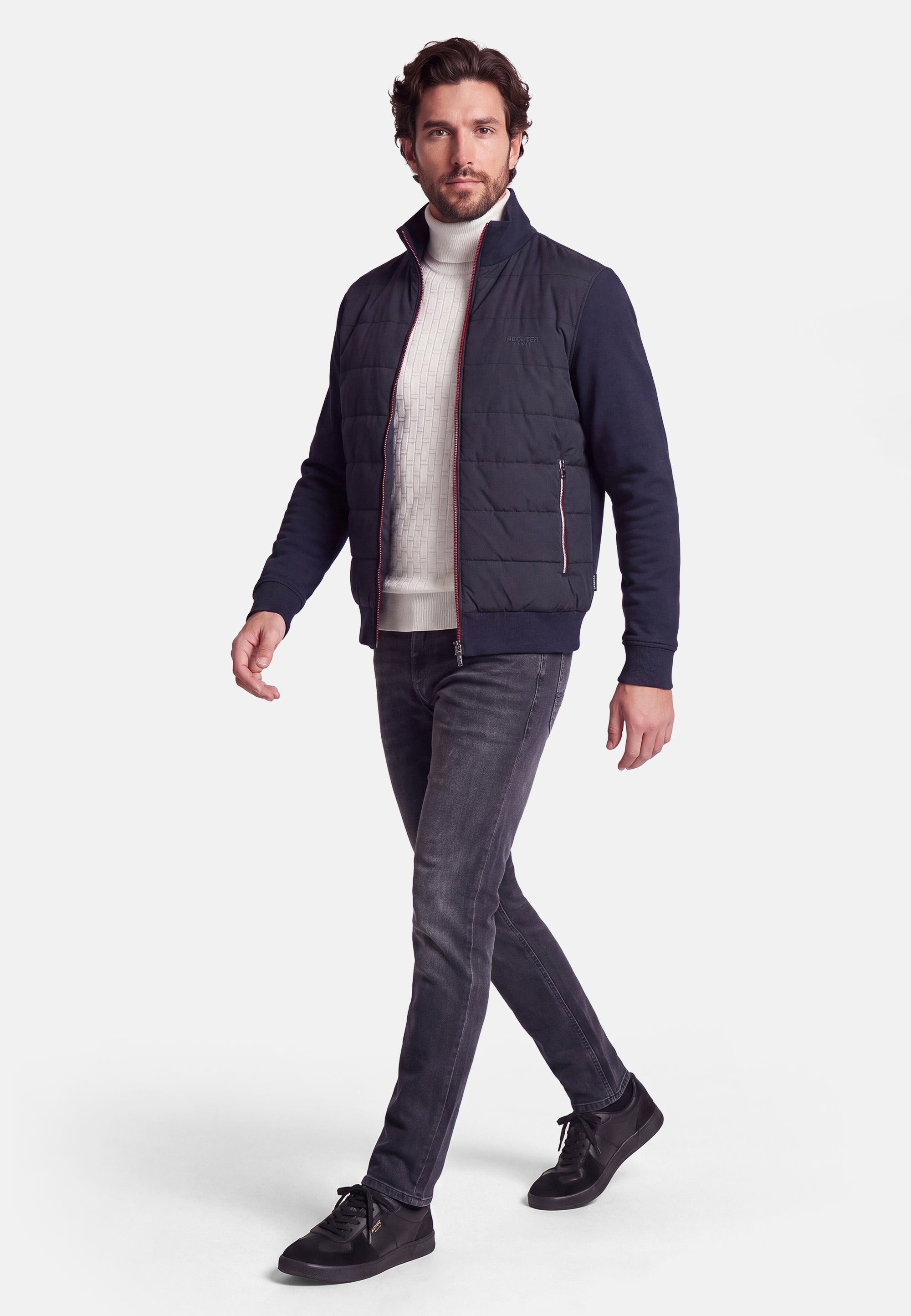 ZIP SWEATJACKE STEHKRAGEN