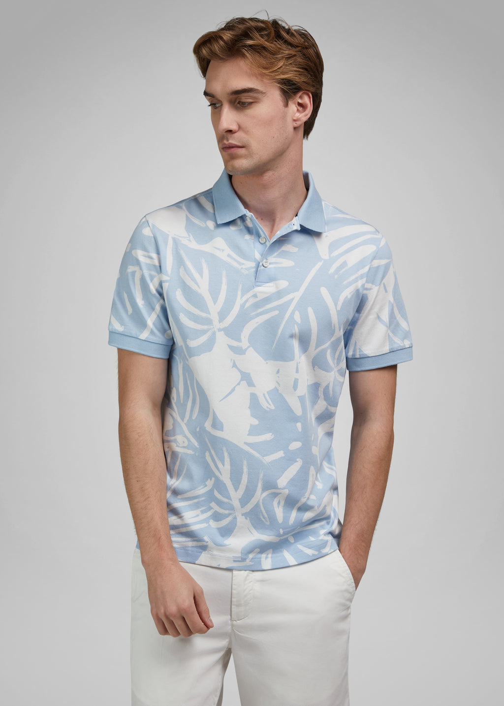 POLO JERSEY IMPRIMÉ