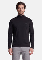 JERSEY ROLLKRAGEN – Schwarz – Ansicht 1