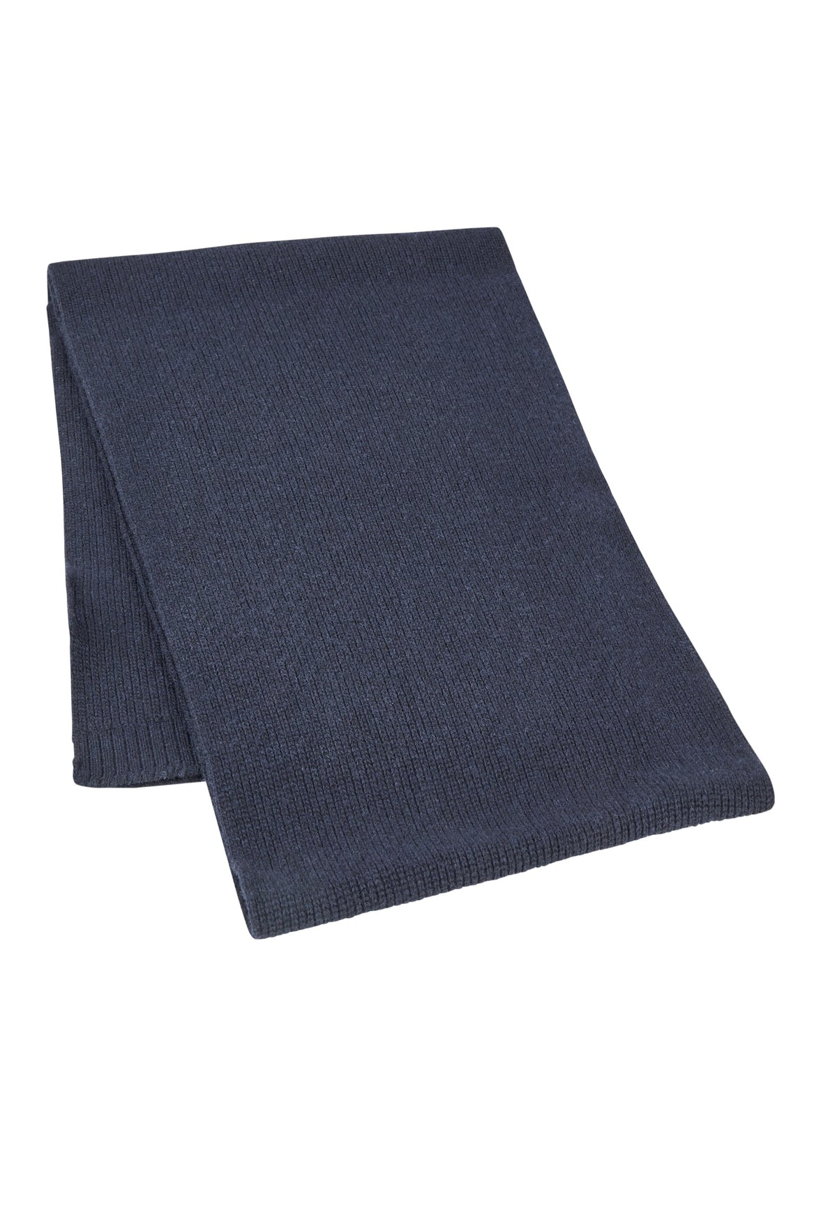 HECHTER PARIS Strickschal 80060-162814-690 Mitternachtsblau ausgebreitet